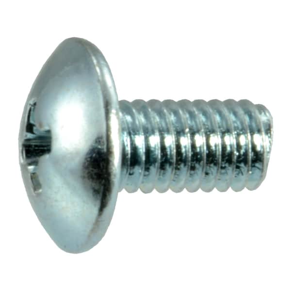 Midwest Fastener M3-0.50 x 6 mm Phillips Truss Machine Screw, Zinc Plated Steel, 50 PK 31281 - main